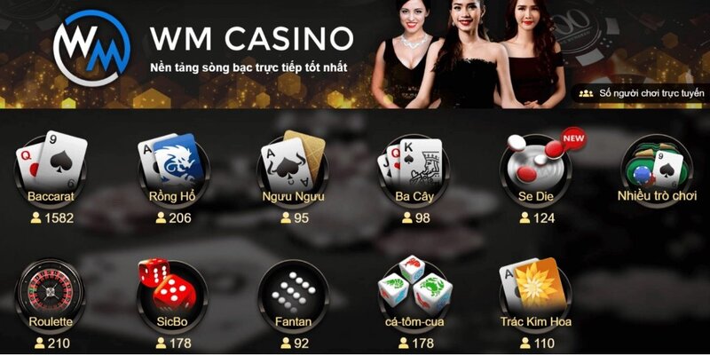 Những nét nổi bật của WM casino